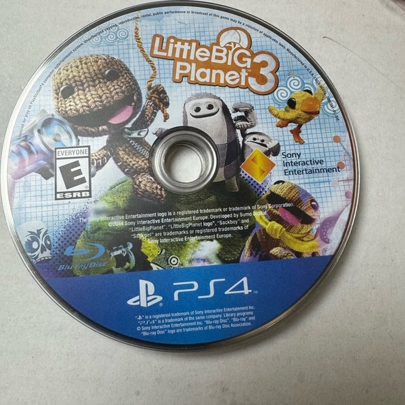 Little Big Planet 3 Sony PlayStation 3 2014 PS3 Disc Only - Picture 1 of 2